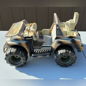 Vintage 1997 Action Man WTGR Jeep GI Joe gunner playset large rolls